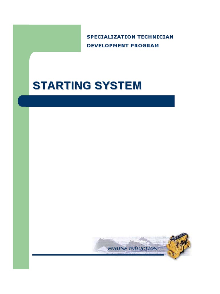 Starting System | PDF