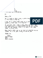 Handwritten Application Letter RO IV-A Antipolo City