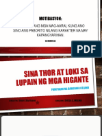 Q2 Aralin 1SINA THOR AT LOKI SA LUPAIN NG MGA HIGANTE