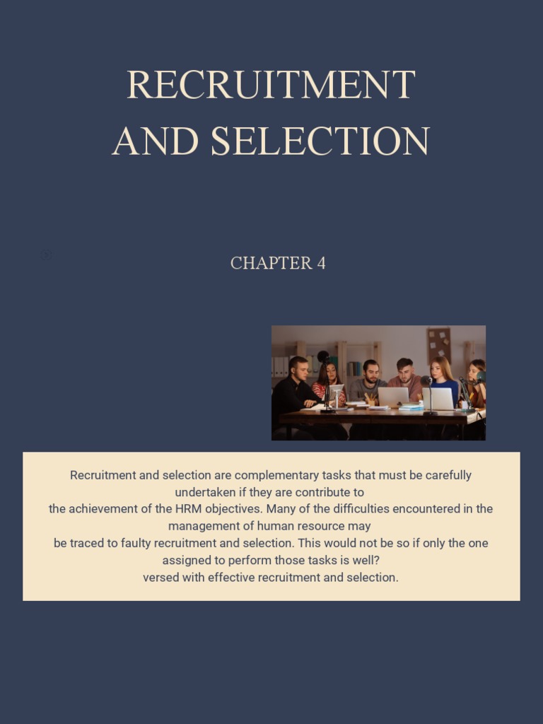 Recruitment (Human Resource Management) PDF Recruitment Human