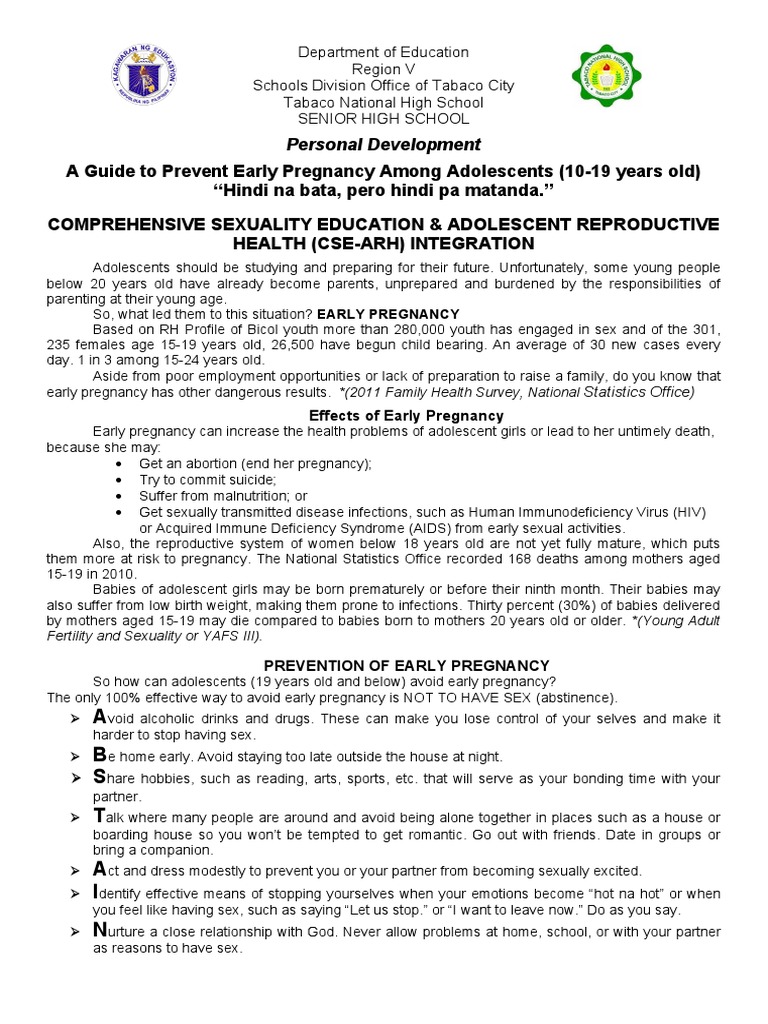 Preventing Early Pregnancy in Teens | PDF | Teenage Pregnancy | Adolescence