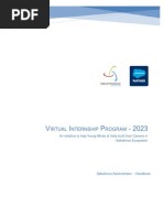 Admin HandBook Salesforce Virtual Internship 2023