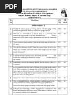 Assignment Transportation Engg II