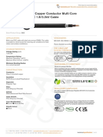 Bs 5467 Copper Conductor Multi Core Swa PVC 1 9 3 3kv Cable