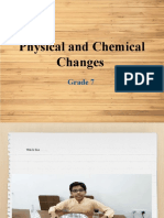 Class Slides - Physical and Chemical Changes Grade 7