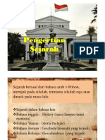 Pengertian Sejarah