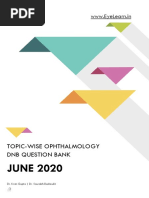 June 2020 DNB Question Bank