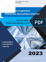 Strategi Meningkatkan Efektivitas Komunikasi Internal Pada Dinas Komunikasi Dan Informatika