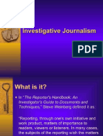 Investigative Reporting