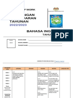 SOW ENGLISH YEAR 1 2022-2023 by RozayusAcademy