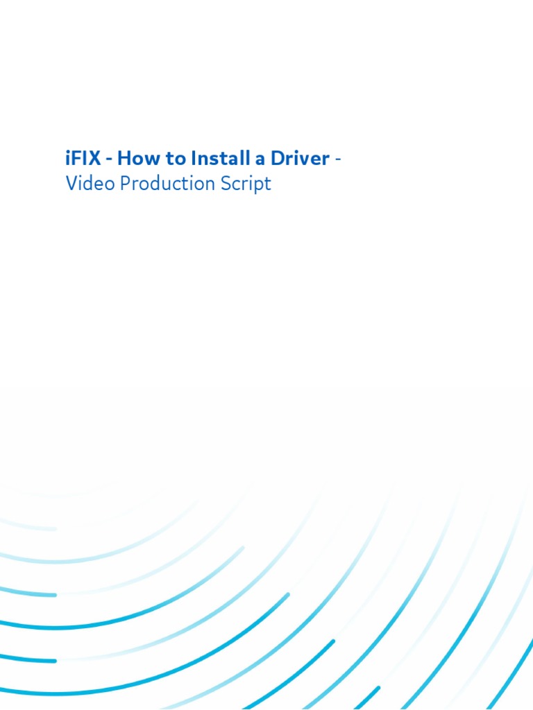 iFIX Driver Installation Guide | PDF | Software | Computer Science
