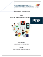 Fases Del Periodismo de Investigación