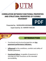 Correlation Between Functional Properties and Structural Properties of Flexible Pavement (Full)