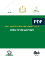 Fdi in Tanzania Bot Report 2018