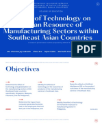 Impact of Technology On Human Resource of Manufacturing Sectors Within Southeast Asian Countries - Presentation