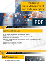 Module 2 - Data Management and Data Wrangling