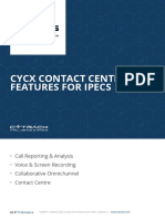 CyCx Contact Centre Features For iPECS