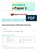 AS & A Level 9709 Mathematics Paper 1
