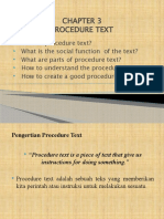 CHAPTER 3 Procedure Text
