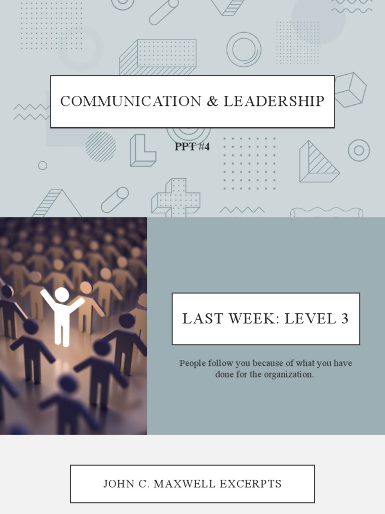 Communication Leadership Ppt 4 Download Free Pdf Leadership