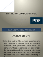 Lifting of Corporate Veil