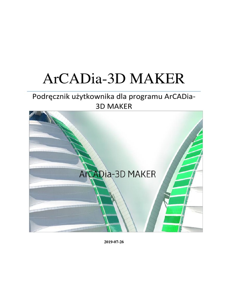 ArCADia-3D MAKER | PDF
