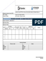 C8516-CLT-QMT-0014- Rev-00 Secondary Irrigation Pressure Test Record Sheet