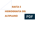 Orograf A E Í Hidrograf A Del Í Altiplano