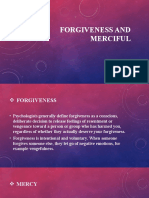 Forgiveness and Merciful