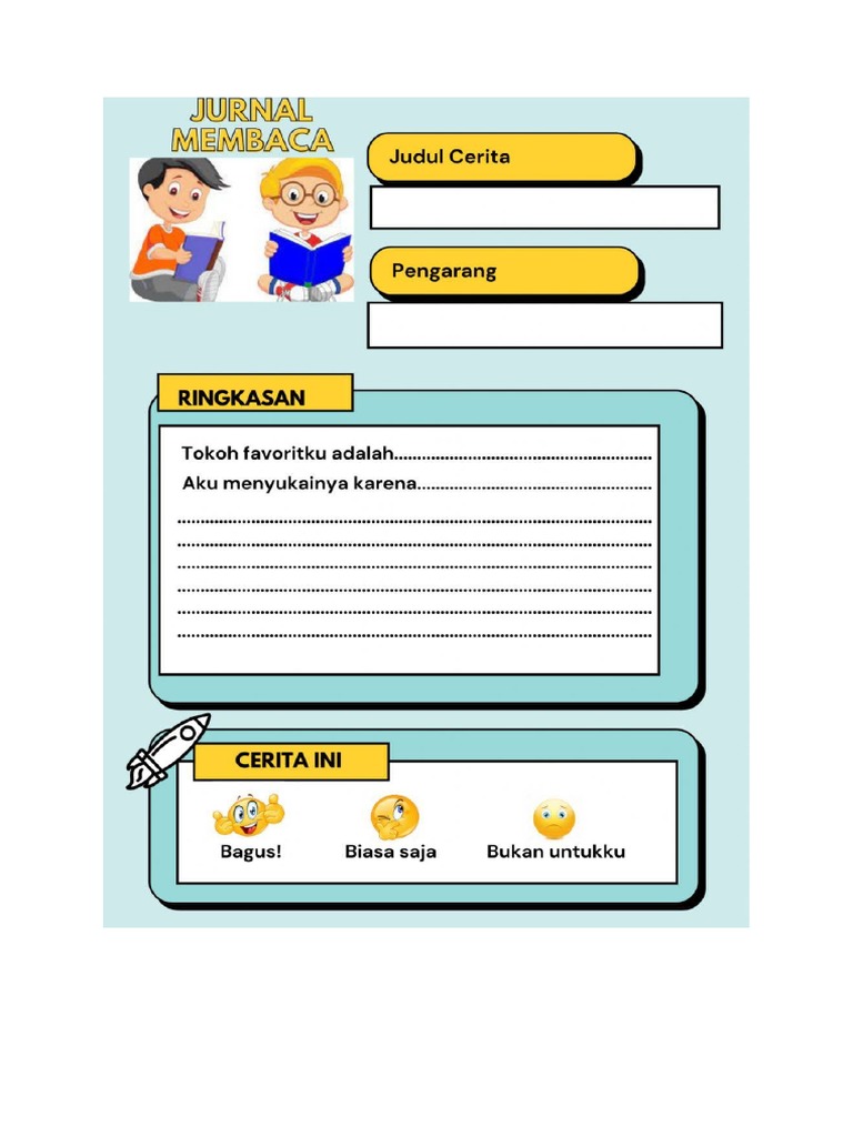 contoh jurnal membaca tentang persahabatan yang menginspirasi dan mengedukasi
