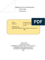 Alat Evaluasi Kelas 3 Tema 4 Subtema 1 pb1