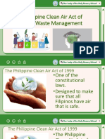 The Philippine Clean Air Act of 1999 and Philippine Waste Management