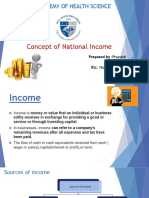 Concept of National Income Roll No 19