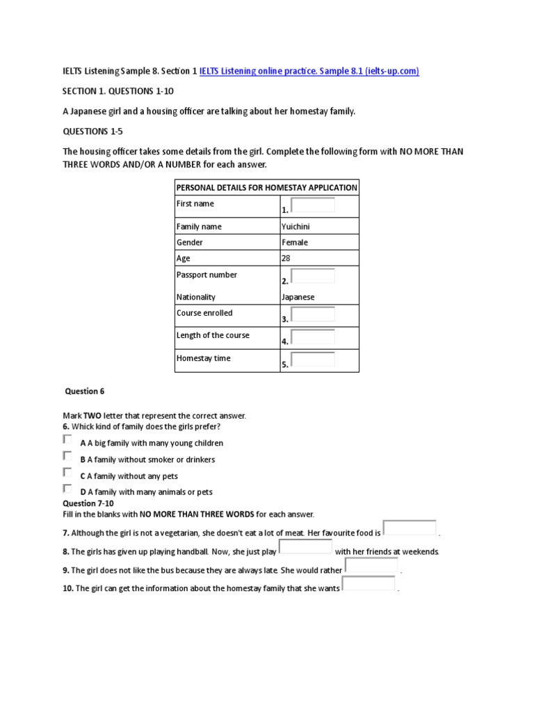 Ielts Listening Sample 8 Pdf Advertising International English