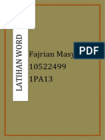 Fajrian Masyhuri - 10522499 - M6