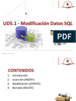 UD 5.1 - Modificación de Datos