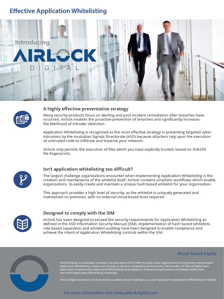 Airlock Datasheet Pdf Computing Computer Science