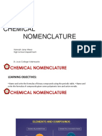 LH0 - Chemical Nomenclature