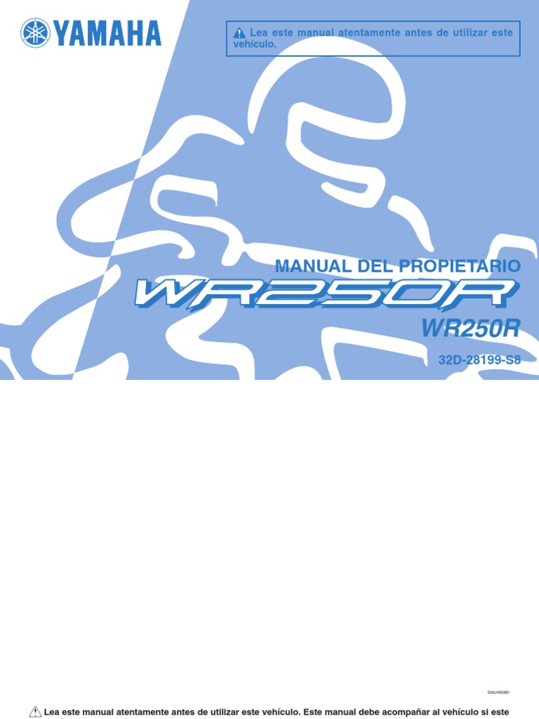 WR250F SERVICE MANUAL visual data 8