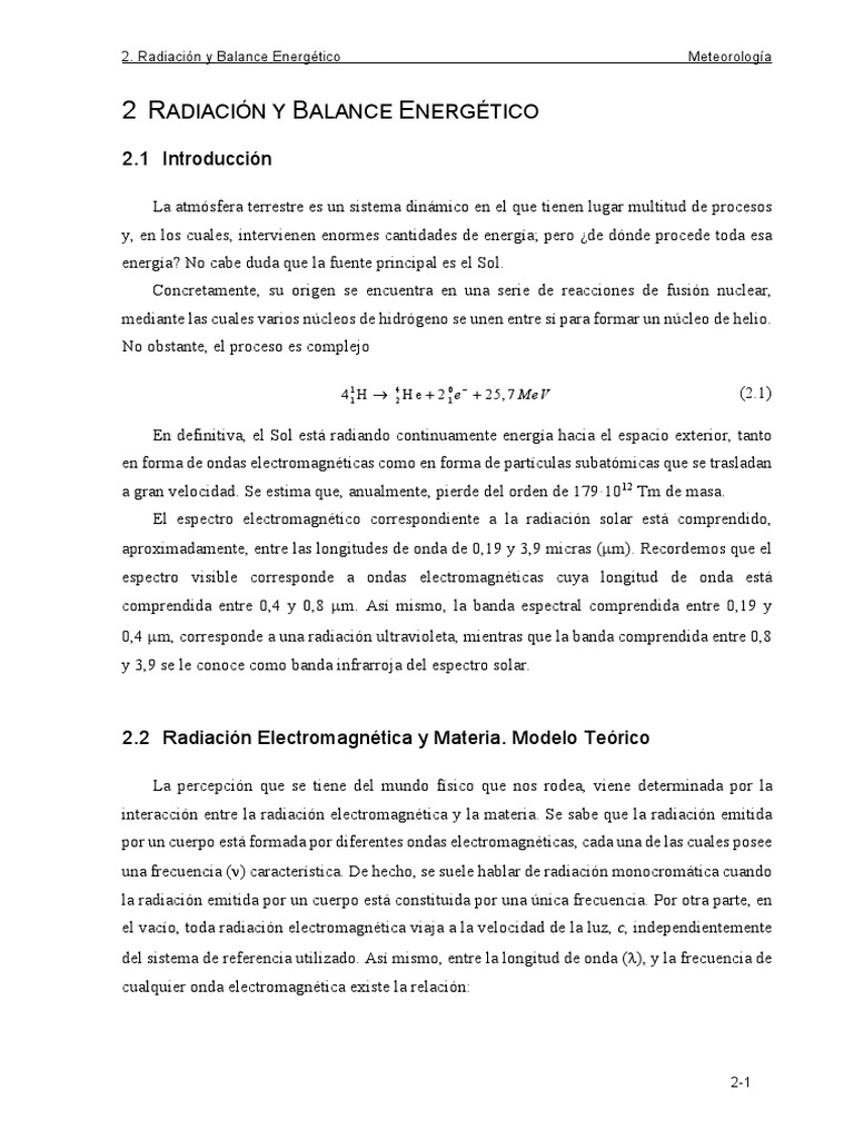 Met2 2021 | PDF | Radiación electromagnética | Ligero