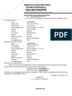 Surat Beda Identitas