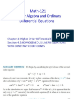 Constant Coefficients EX4.3