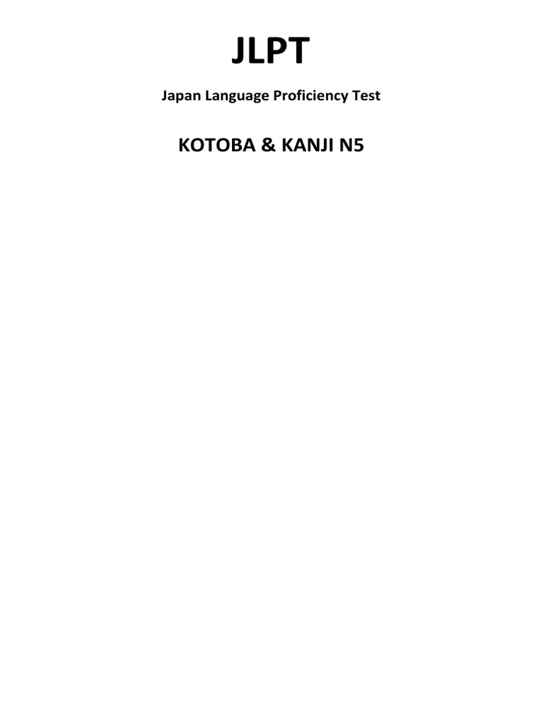 Kotoba Kanji Pdf