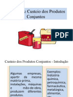 Custeio Dos Produtos Conjuntos - 025520