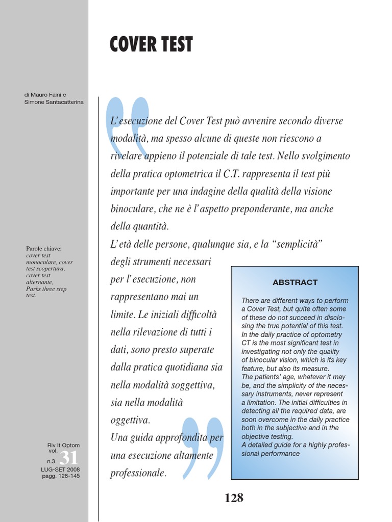 Info Cover Test | PDF
