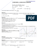 Fonctions Composees Exercices Corriges