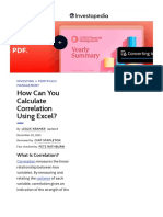 How Can You Calculate Correlation Using Excel?