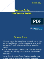Struktur Sosial - Kelompok Sosial