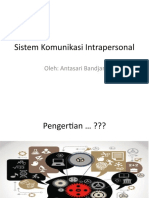 Sistem Komunikasi Intrapersonal