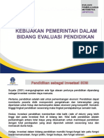 MPMT5302 Materi Inisiasi 2 Kebijakan Pemerintah Dalam Bidang Evaluasi Pendidikan